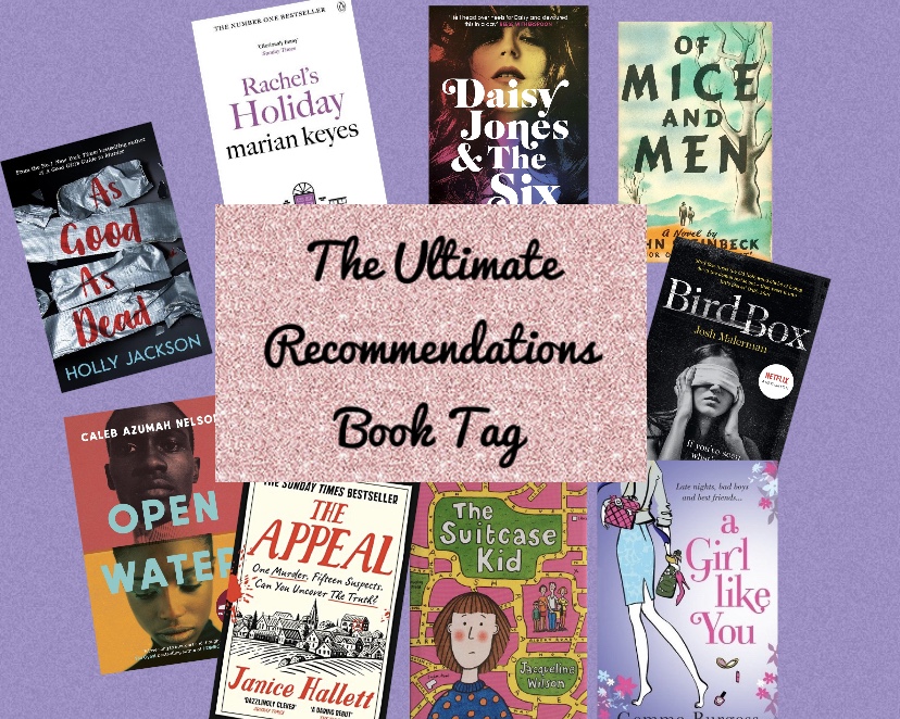 The ultimate recommendations book tag – bookworm girl